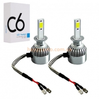 Лампы светодиодные C6 H1 12-24V COB (2шт)
